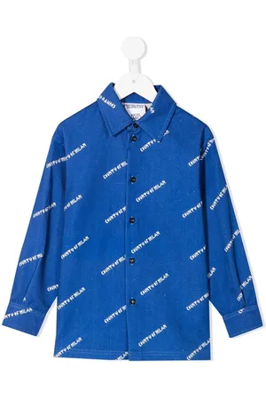 MARCELO BURLON Skjorte med knapper og logo