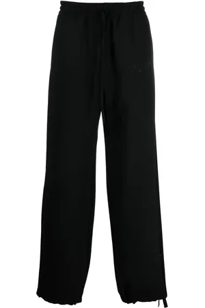 OFF-WHITE Joggingbukser med broderet logo og lige ben