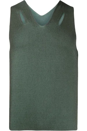 DION LEE Ribstrikket vest