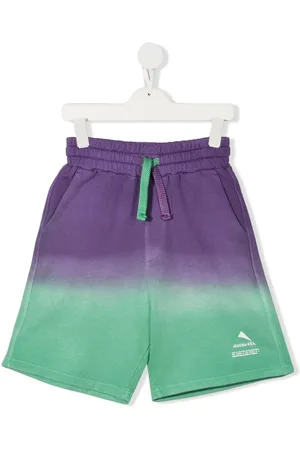 MAUNA KEA Træningsshorts med batiktryk og logotryk
