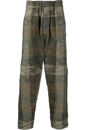 MACKINTOSH Mænd Camouflage bukser - Captain bukser med camouflage-mønster