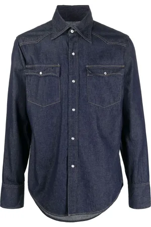 Maison Margiela Denimskjorte med brystlomme