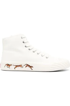 Kenzo Sneakers med snøre og tigertryk