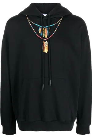 MARCELO BURLON Pullover-hættetrøje med grafisk tryk