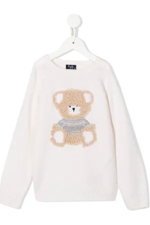 Il gufo Striktrøje med bamsemotiv