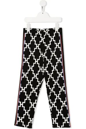 MARCELO BURLON Leggings med logotryk og mellemhøj talje