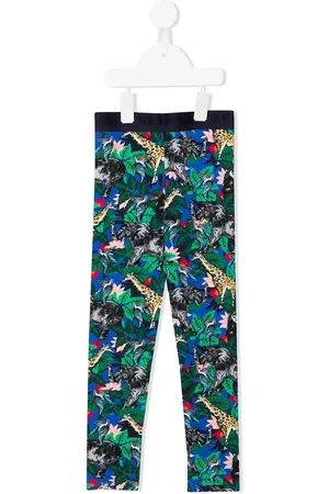 Kenzo Leggings med grafisk tryk og mellemhøj talje