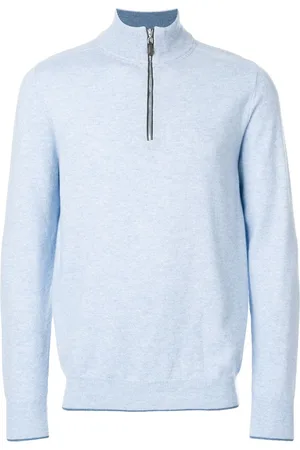 N.PEAL Carnaby sweater med halv-lynlås