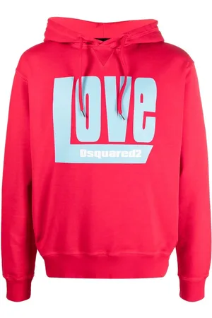 Dsquared2 Hættetrøje med Love-logotryk
