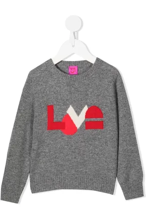 Cashmere In Love Intarsiastrikket trøje i kashmir