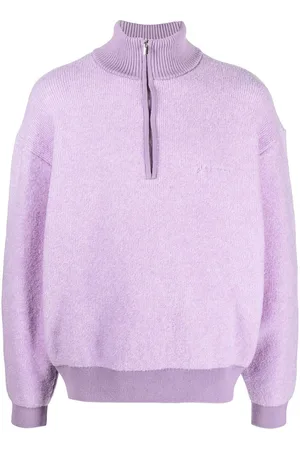 Jacquemus La Maille Berger trøje med kort lynlås