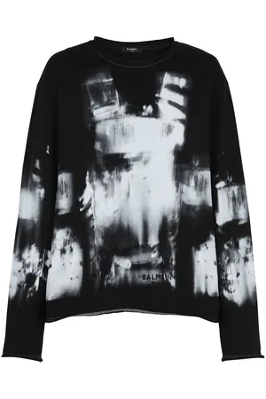 Balmain Skjorte med røntgenbillede-tryk