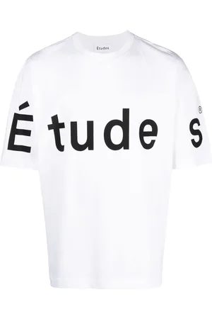 Etudes T-shirt med logotryk