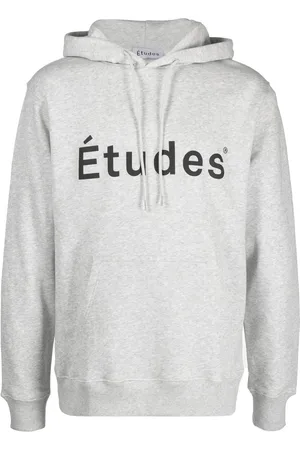 Etudes Hættetrøje med logotryk
