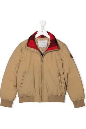 Woolrich Bayman jakke med kontrastkrave
