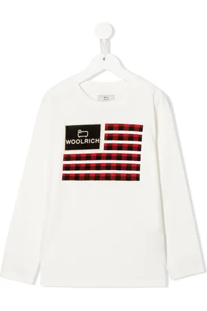Woolrich T-shirt med økologisk flag-logo