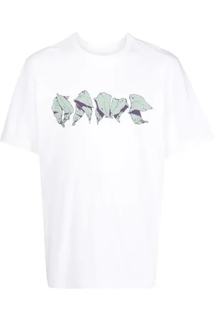 OAMC Kortærmet T-shirt med logotryk
