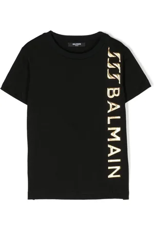 Balmain Kortærmet T-shirt med logomærke