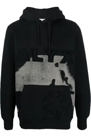 1017 ALYX 9SM Hættetrøje med broderet logo og kotryk