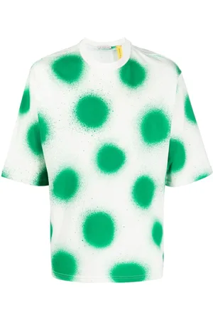 Moncler Kortærmet T-shirt med polkaprikker