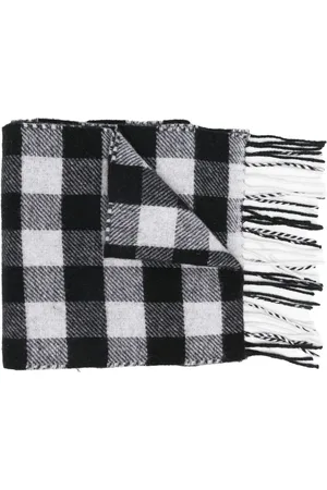 Woolrich Ternet tørklæde med frynsekant