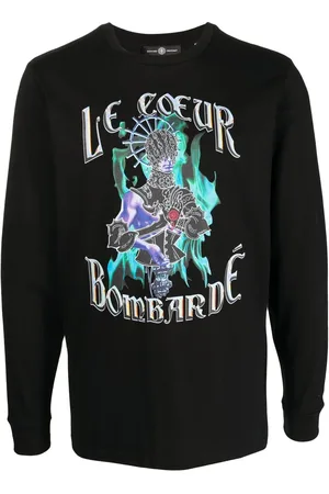 Edward Crutchley T-shirt med grafisk tryk