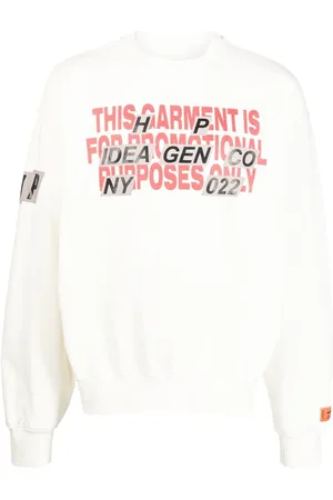 Heron Preston Langærmet sweatshirt med slogantryk