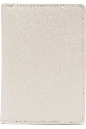 Maison Margiela Kortholder i læder med logo og fire syninger