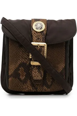 VERSACE Crossbody-taske med Medusahoved-vedhæng og paneler fra 2000