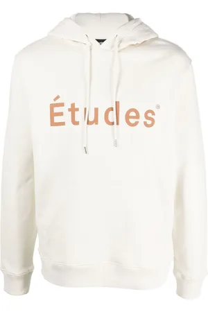 Etudes Hættetrøje med logotryk