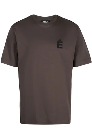 Etudes Kortærmet T-shirt med logomærke