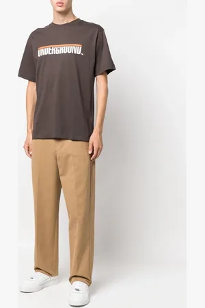 Etudes Kortærmet T-shirt med logotryk
