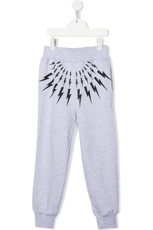 Neil Barrett Fair Isle Thunderbolt johhingbukser med tryk