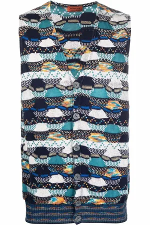 Missoni Vest i abstrakt strik fra 00
