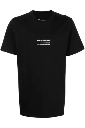 Maharishi Mænd Kortærmede - Logo-embroidered organic cotton T-shirt