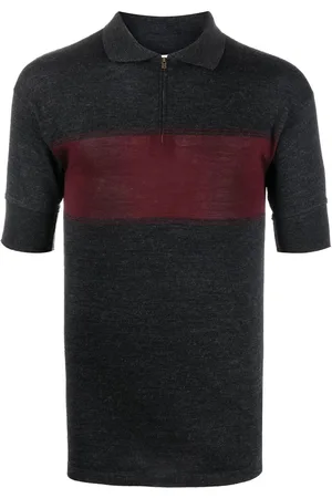 Maison Margiela Tofarvet polo med lynlås