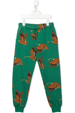Mini Rodini Joggingbukser med Mallard-tryk