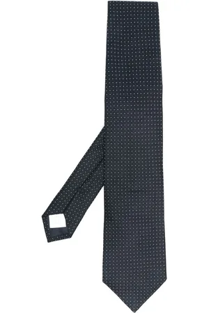 D4.0 Polkaprikket silkeslips