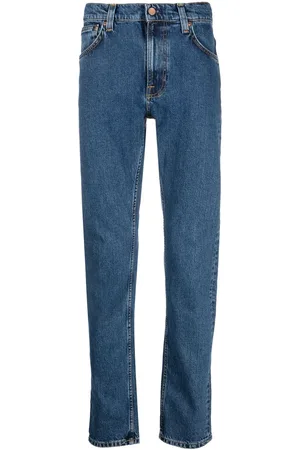 Nudie Jeans Jeans i denim med smal pasform