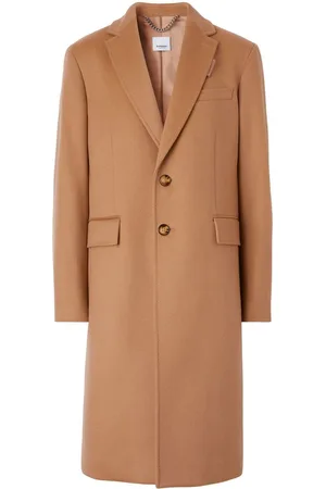 Burberry Enkeltradet frakke med hakrevers