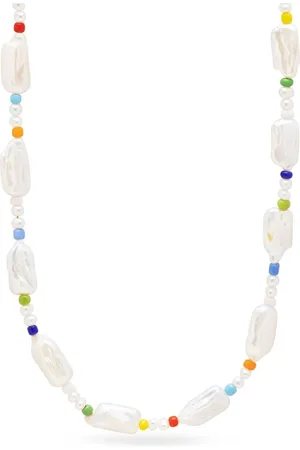Nialaya Choker-halskæde med lange perler