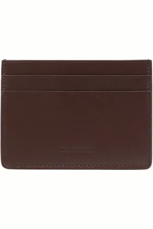 Jil Sander Kortholder i læder med præget logo