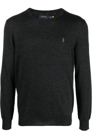 Ralph Lauren Striktrøje med pony-broderi
