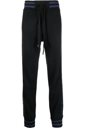 VERSACE Joggingbukser med logostribe
