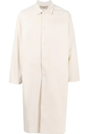 FEAR OF GOD Trenchcoat med spread-krave og knapper
