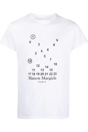 Maison Margiela T-shirt med grafisk tryk