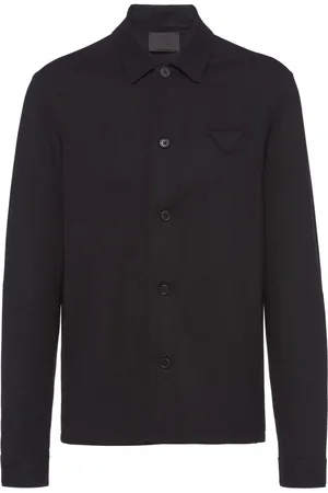 Prada Blandet skjorte med trekantet logo