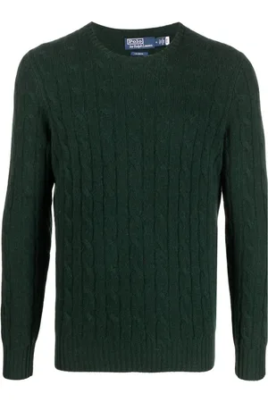 Ralph Lauren Kabelstrikket kashmirtrøje