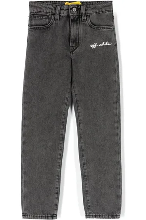OFF-WHITE Jeans med lige ben og logotryk