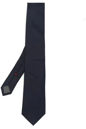Brunello Cucinelli Satin-finish pointed-tip tie
